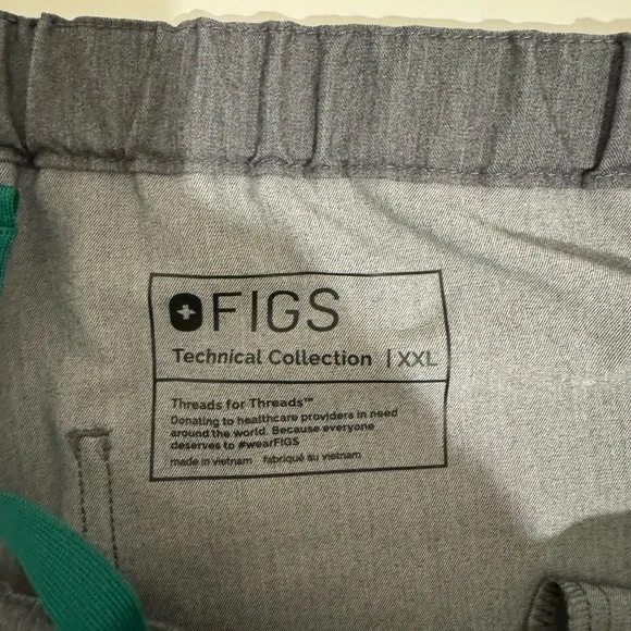 Figs Pisco Basic Scrub Pants - Graphite - Picture 6 of 6